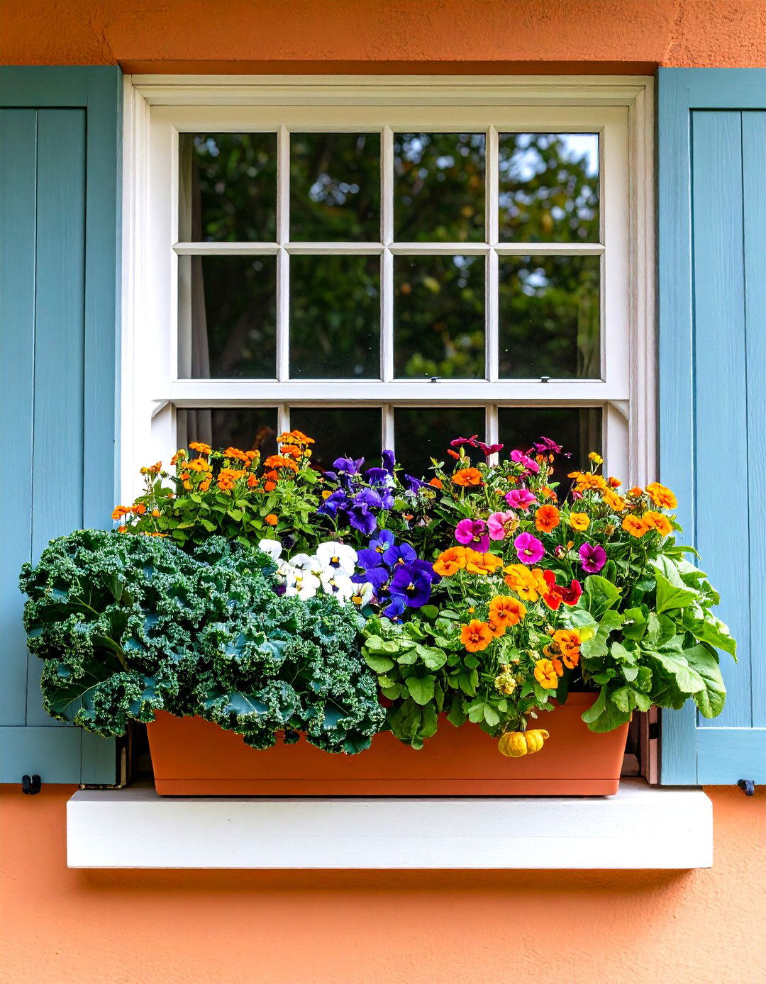 The Window Box Harvest - 30 fall outdoor decorating ideas