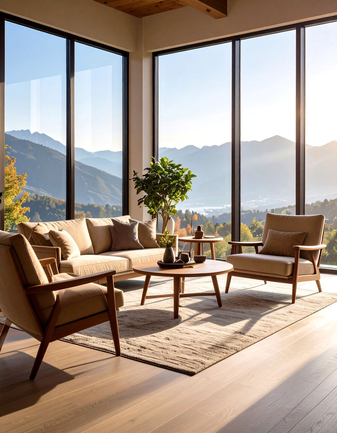 The Window Facing Living Room Layout - 30 living room seating ideas