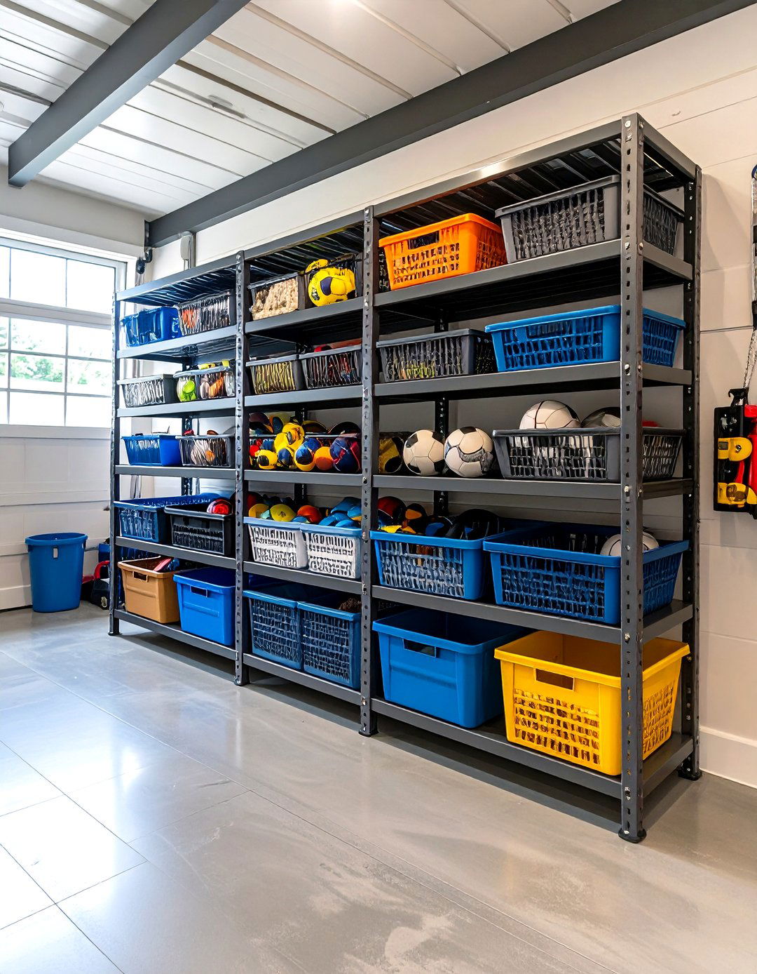 The Wire Basket Drawer Shelf System - 30 garage shelf ideas
