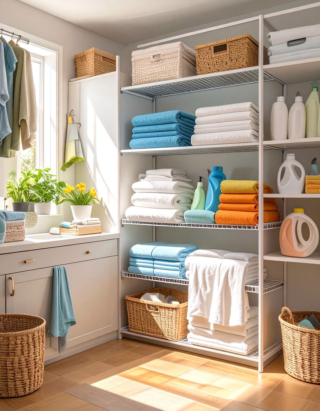The Wire Shelving Utility Closet - 30 home depot closet design ideas