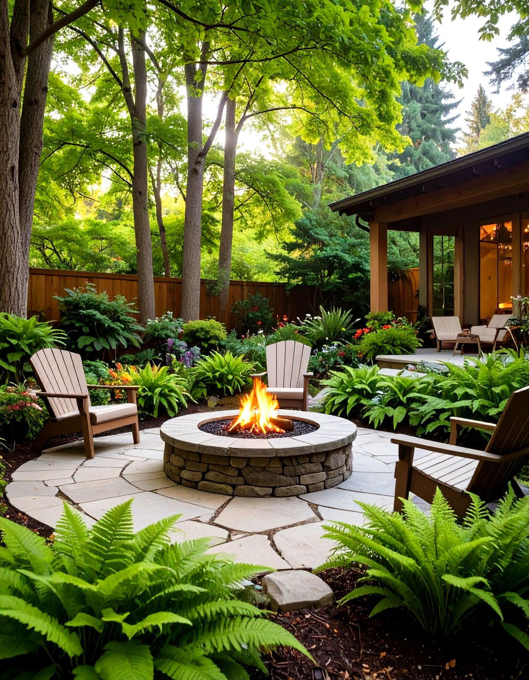 The Woodland Clearing Retreat - 30 landscaping backyard ideas