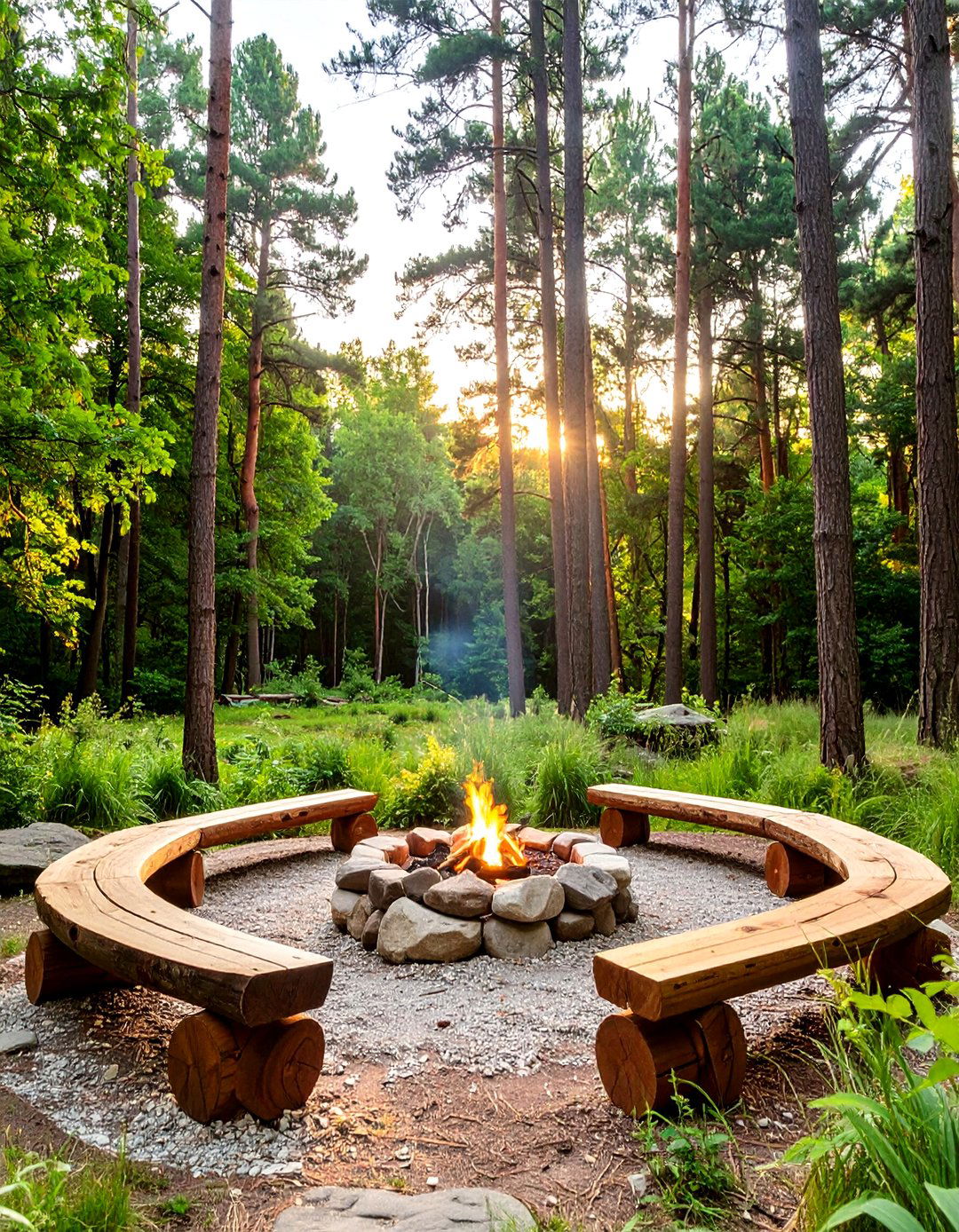 The Woodland Clearing Retreat - 30 best ideas for outdoor living spaces