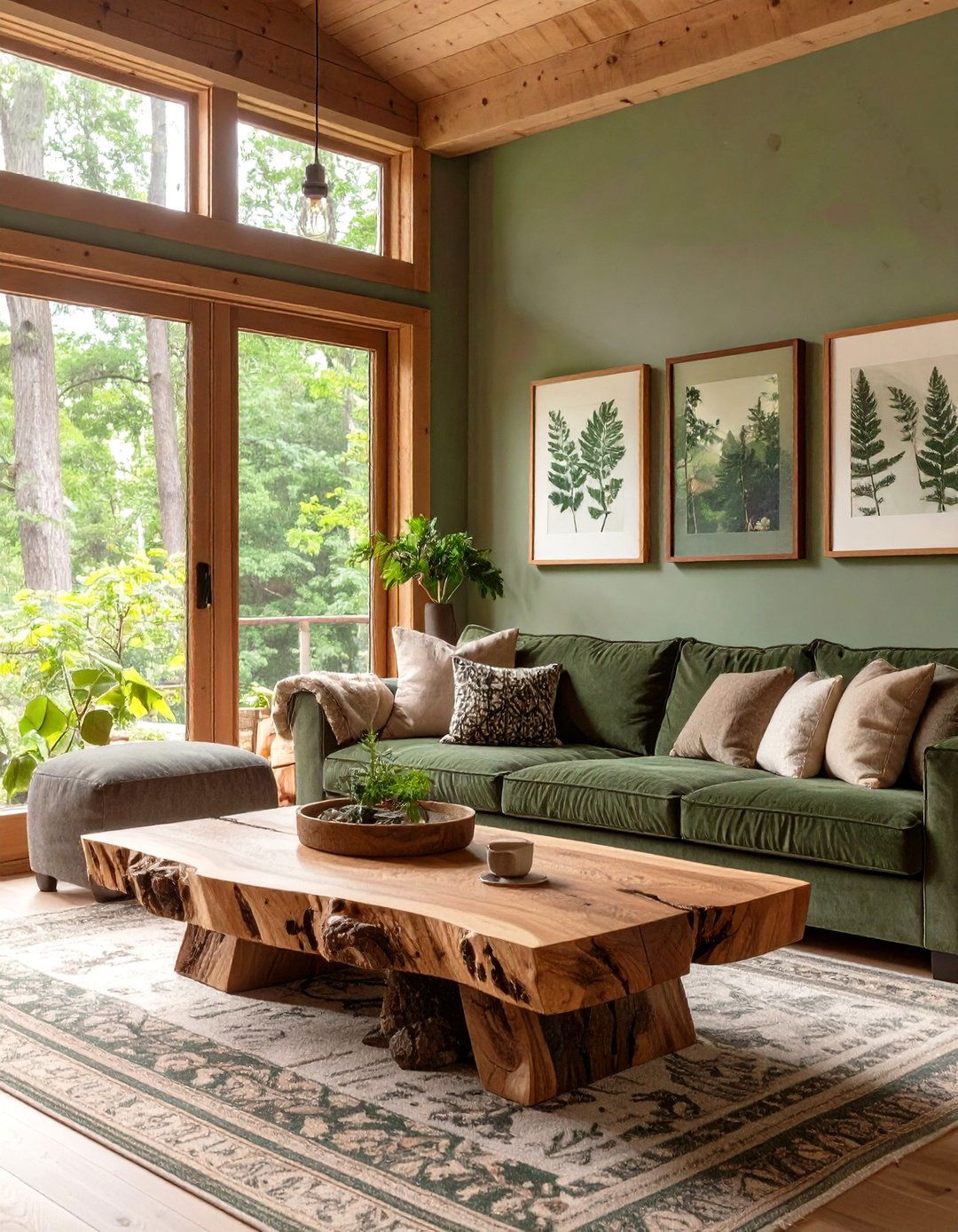 The Woodland Inspired Cottage Getaway - 30 cottage living room ideas