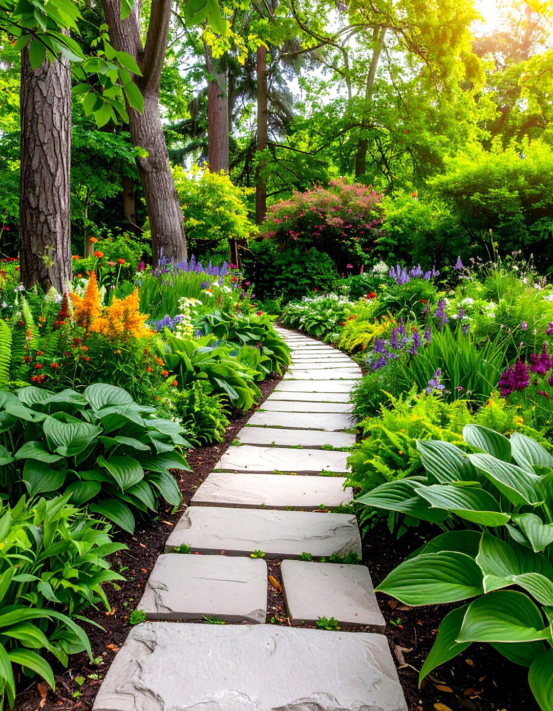 The Woodland Shade Garden Front Landscape - 30 front landscape ideas