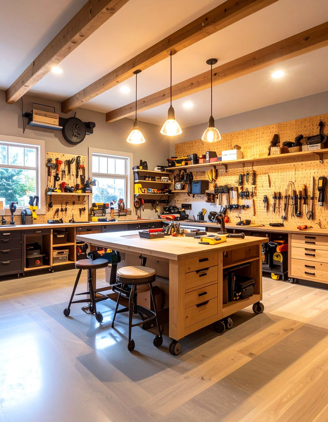 The Woodworkers Dream Garage - 30 2 car garage ideas