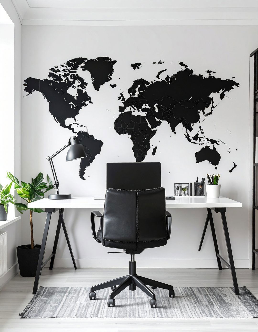 The World Map Wall Decal - 30 large wall decor ideas