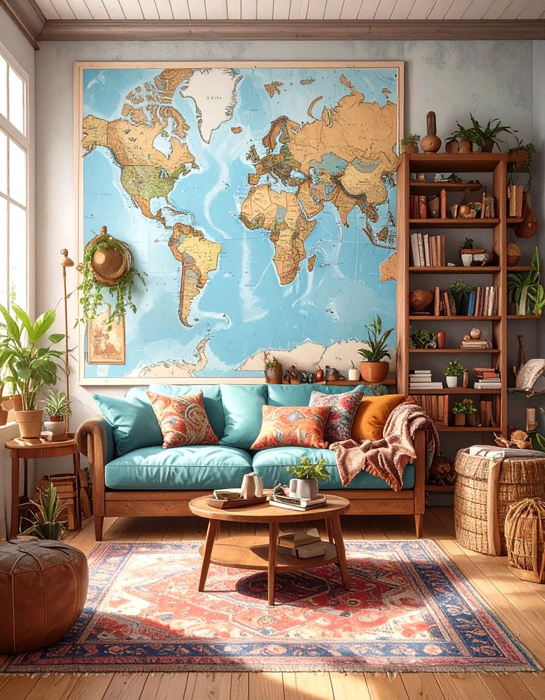 The World Travelers Souvenir Hub - 30 man cave furniture ideas