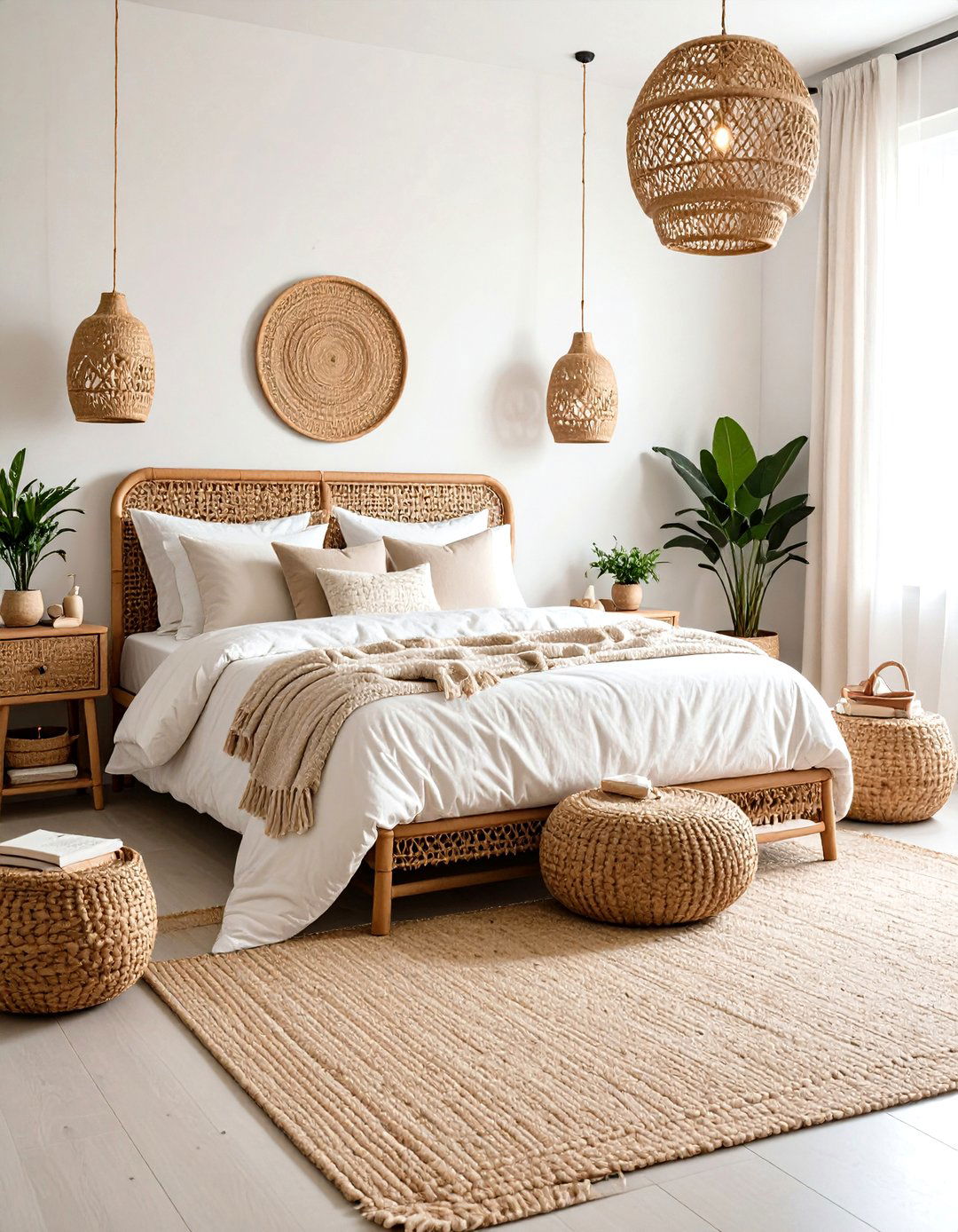 The Woven Textures Bedroom - 30 joanna gaines bedroom ideas