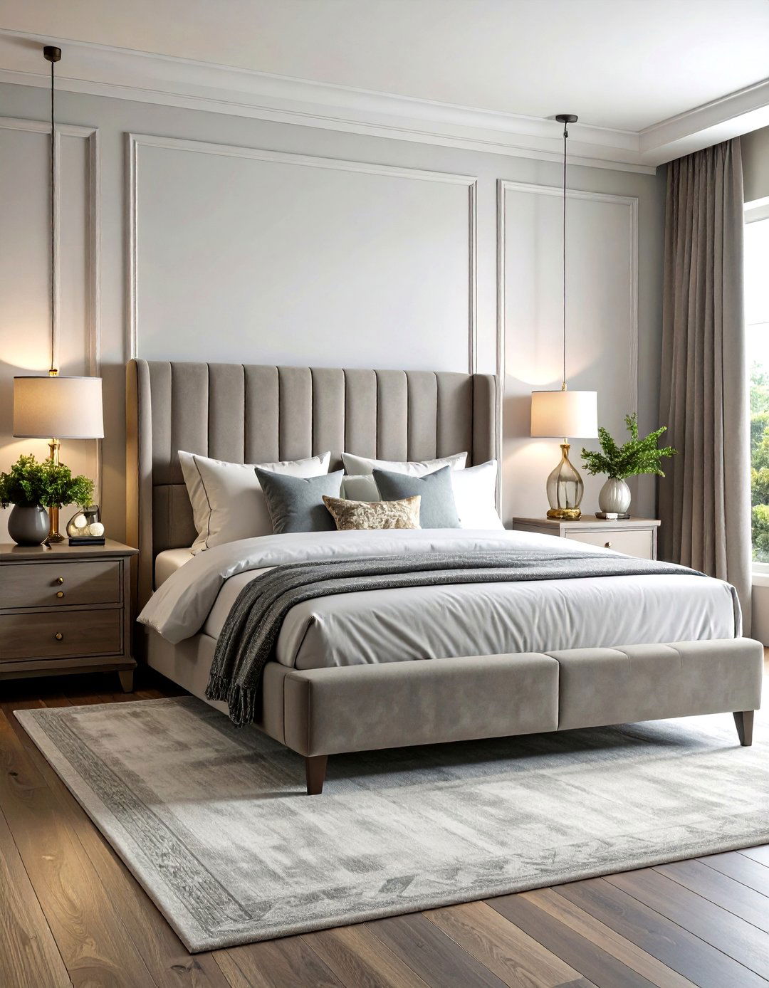 The Wraparound Headboard Bedroom - 30 large master bedroom ideas