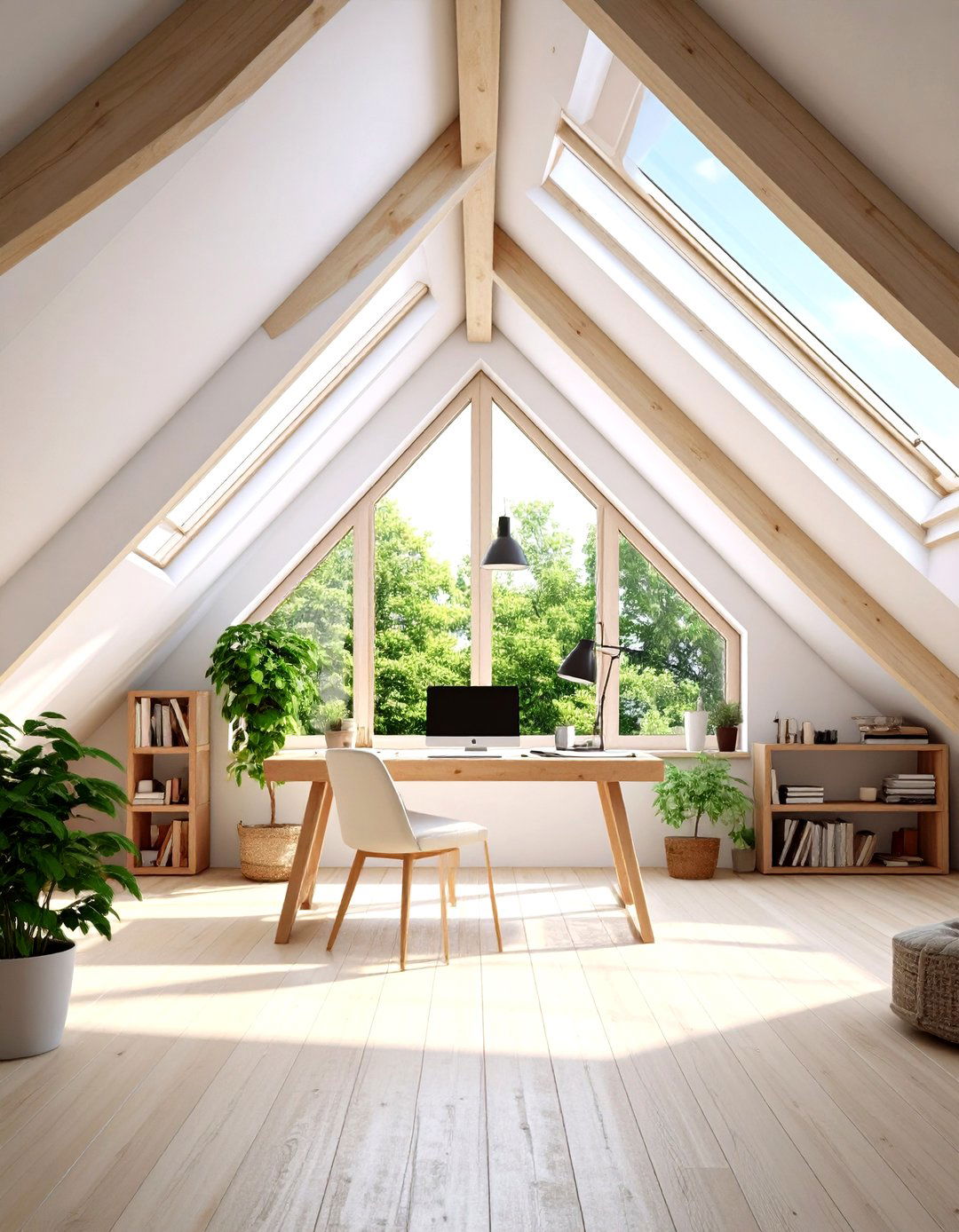 The Writers Attic Sanctuary - 30 light academia interior design ideas