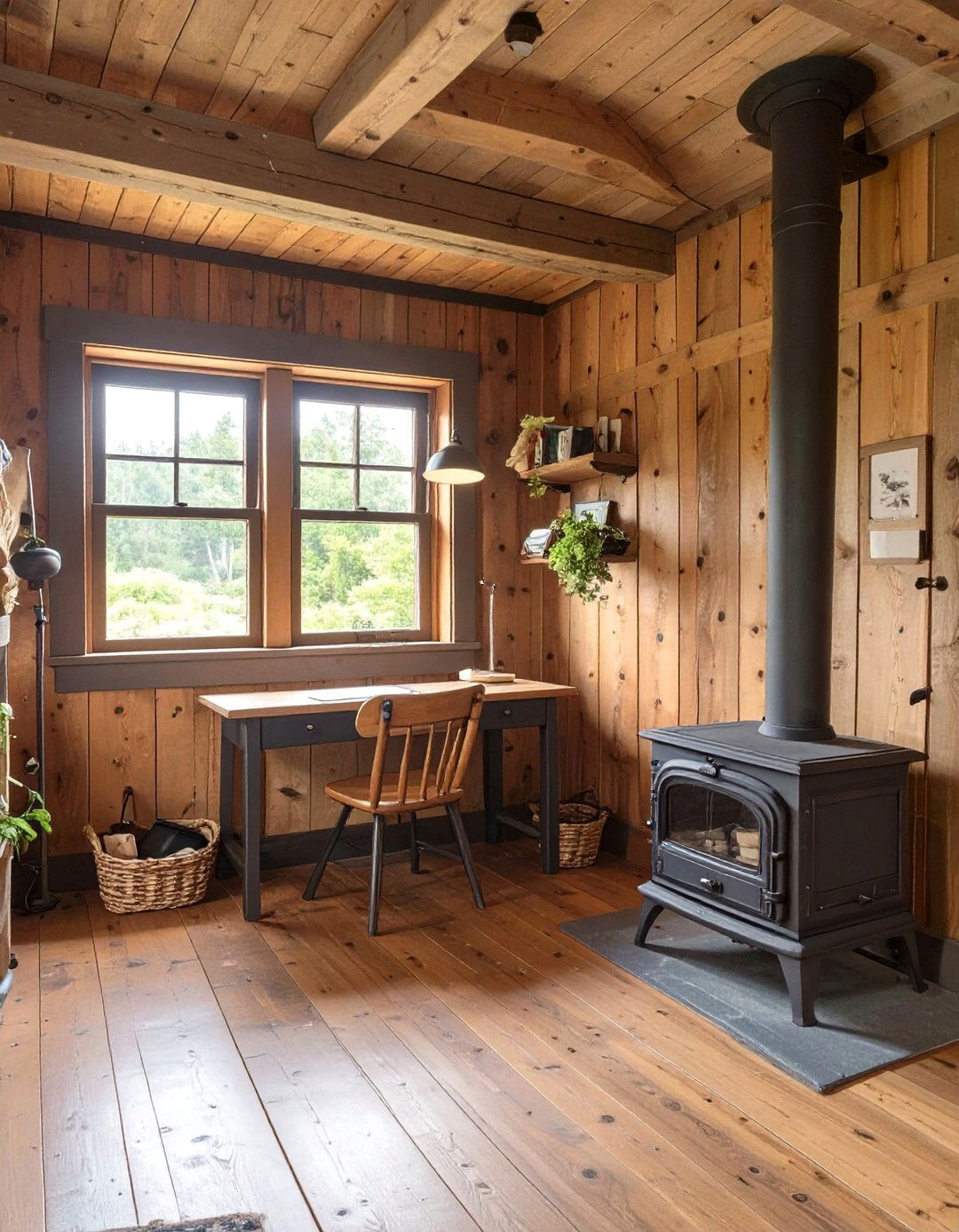 The Writers Cabin Retreat - 30 dark academia interior design ideas