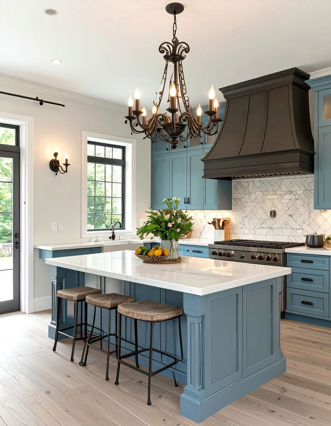 The Wrought Iron Details Kitchen - 30 french country kitchen ideas