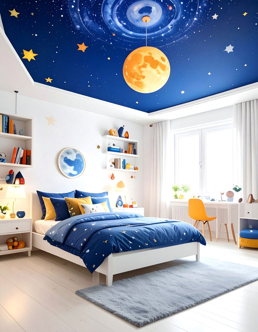 The Young Astronauts Galaxy Bedroom - 30 7 year old boy bedroom ideas