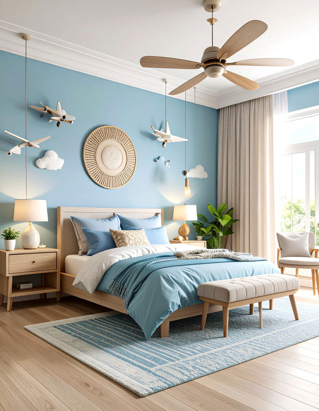 The Young Aviators Sky Bedroom - 30 7 year old boy bedroom ideas