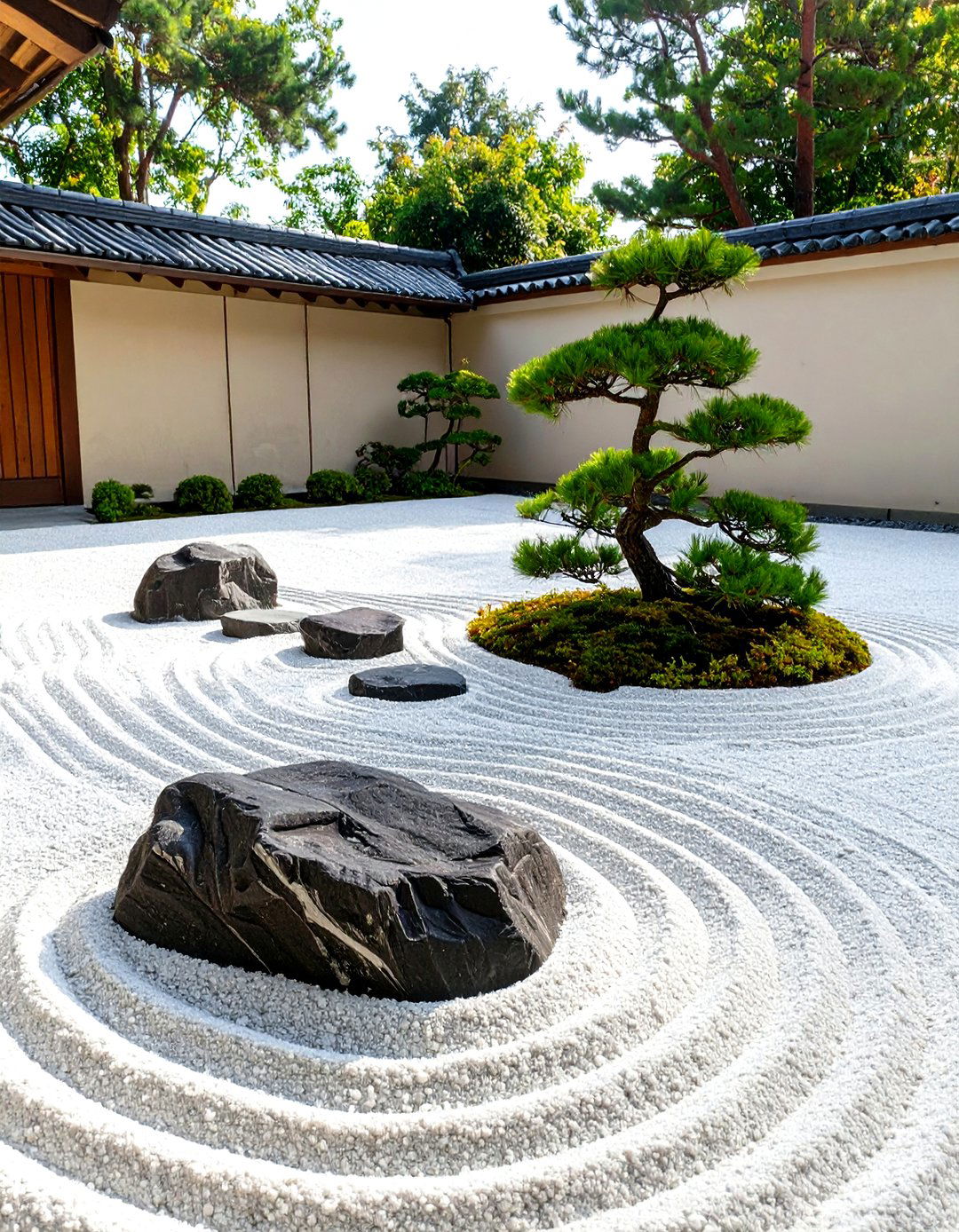The Zen Dry Landscape Garden Karesansui - 30 low maintenance japanese garden design ideas