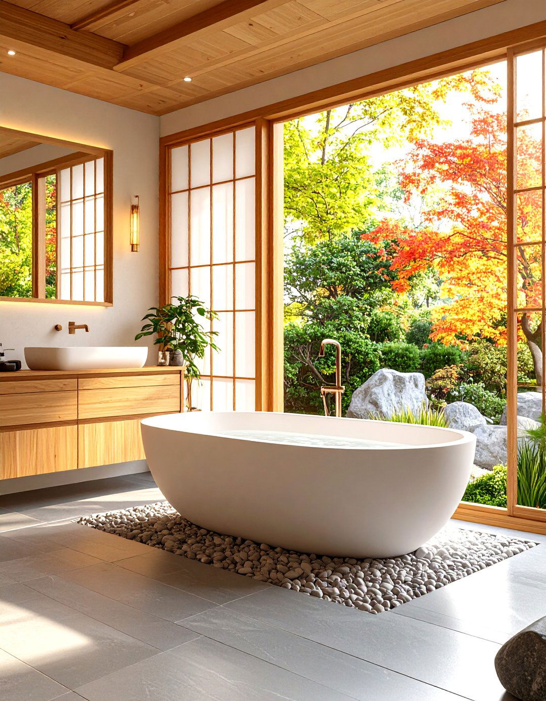 The Zen Garden Bathroom - 30 2025 home design trends