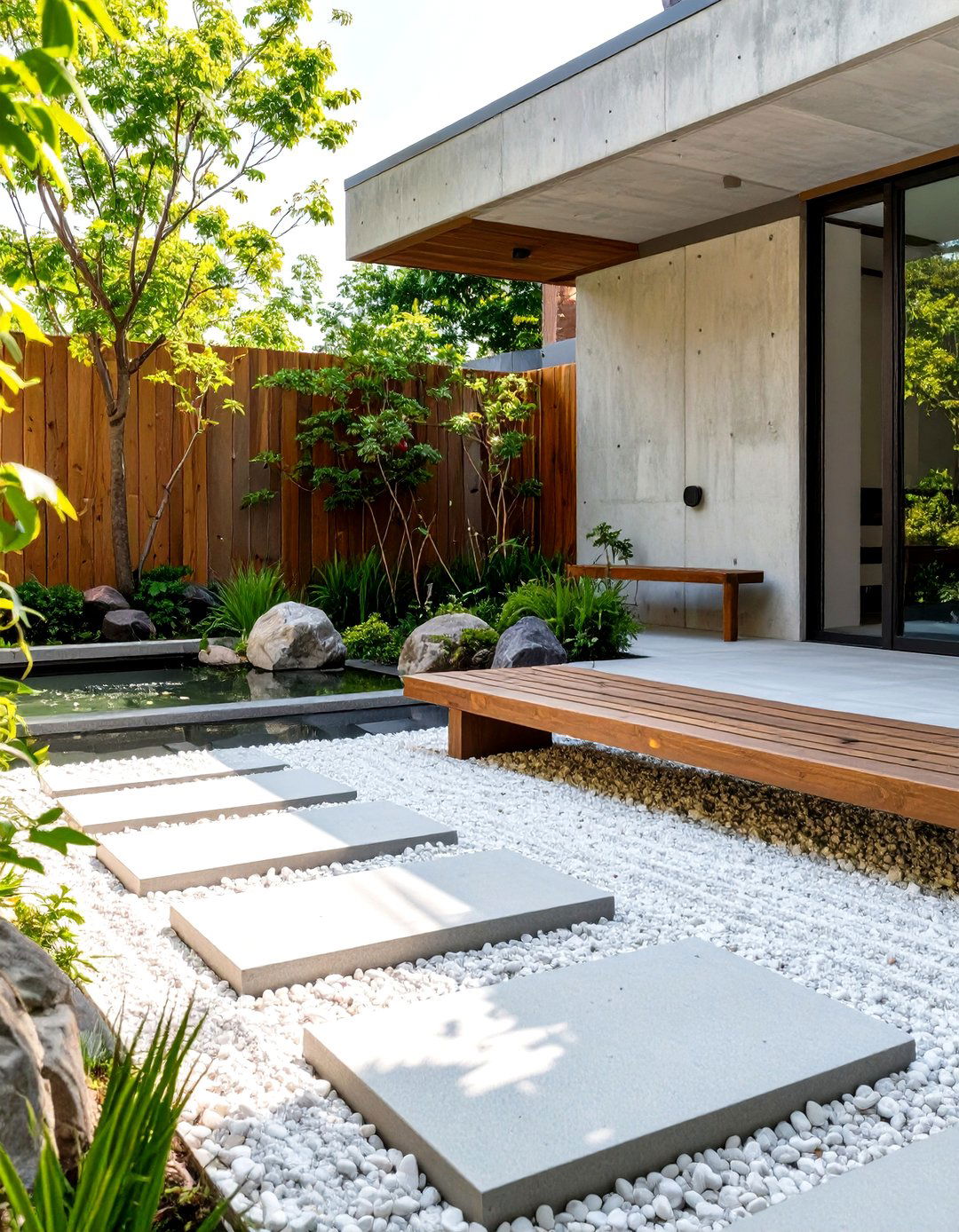 30 Modern Concrete Patio Ideas for Your Backyard - We Love Home Blog