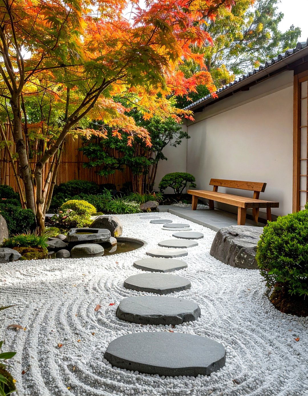 The Zen Garden Flagstone Patio - 30 flagstone patio ideas