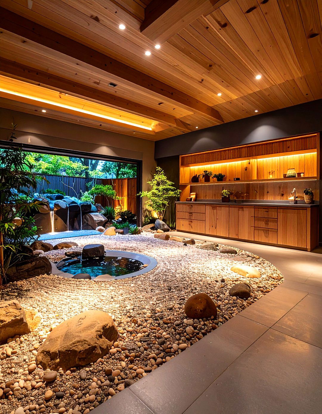 The Zen Garden Garage - 30 2 car garage ideas