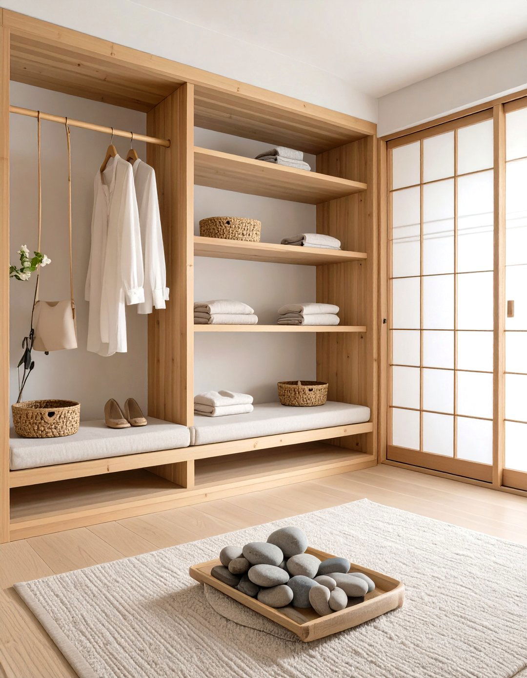 The Zen Garden Minimalist Space - 30 closet remodel ideas