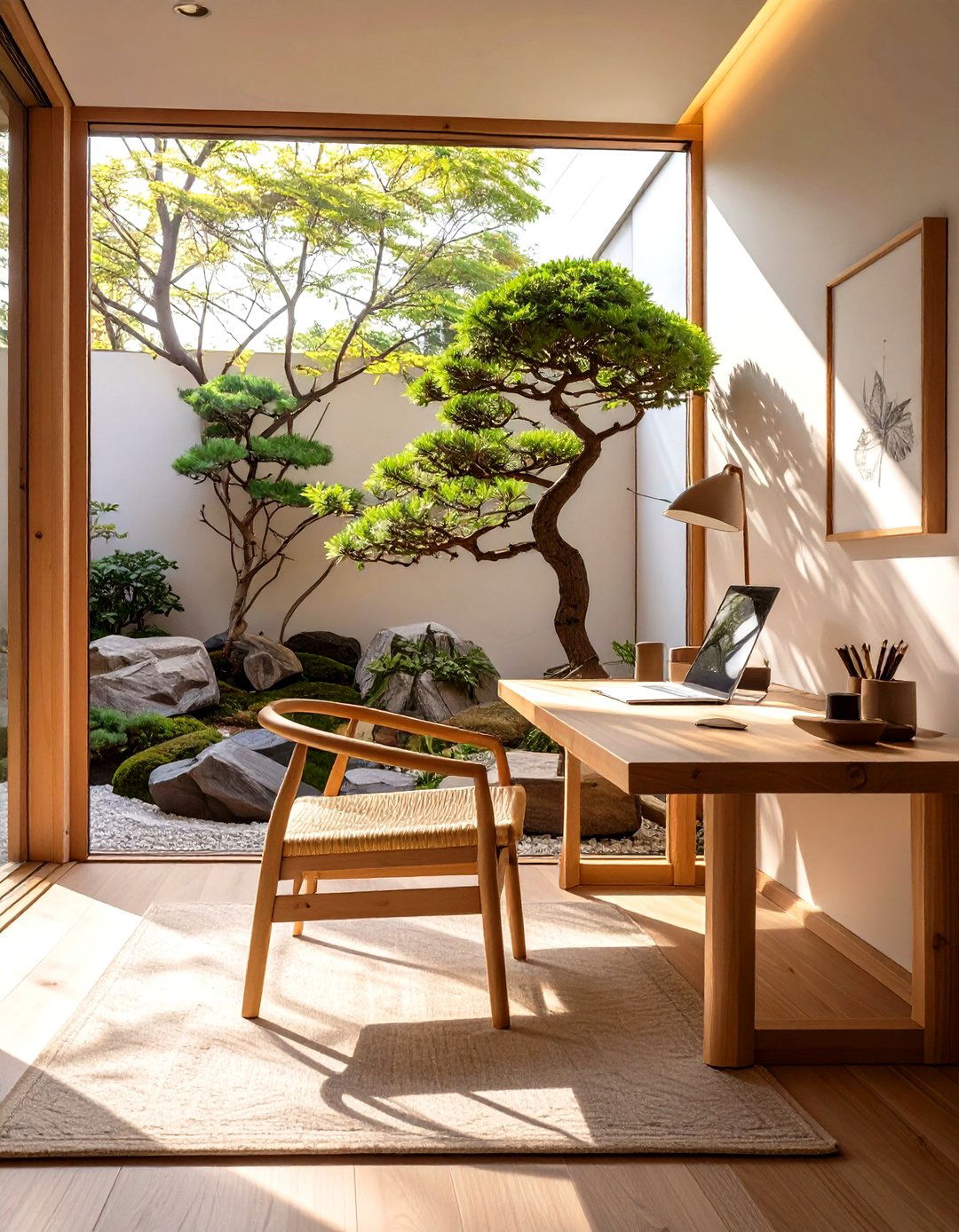 The Zen Garden Oasis - 30 home office ideas for her