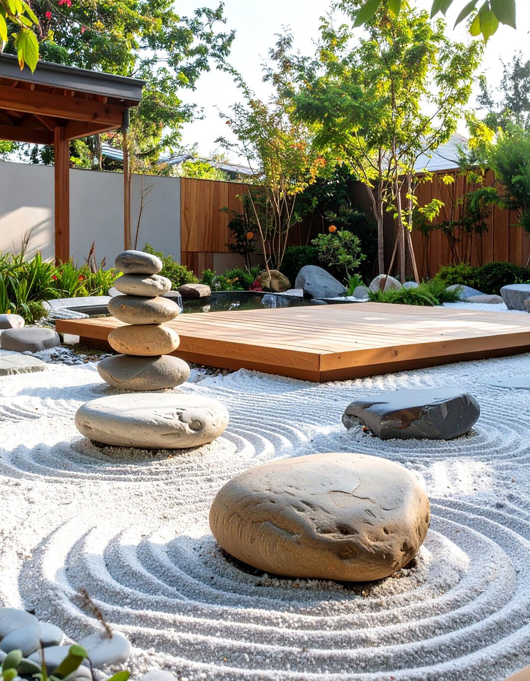 The Zen Garden Playground for Quiet Play - 30 backyard playground ideas