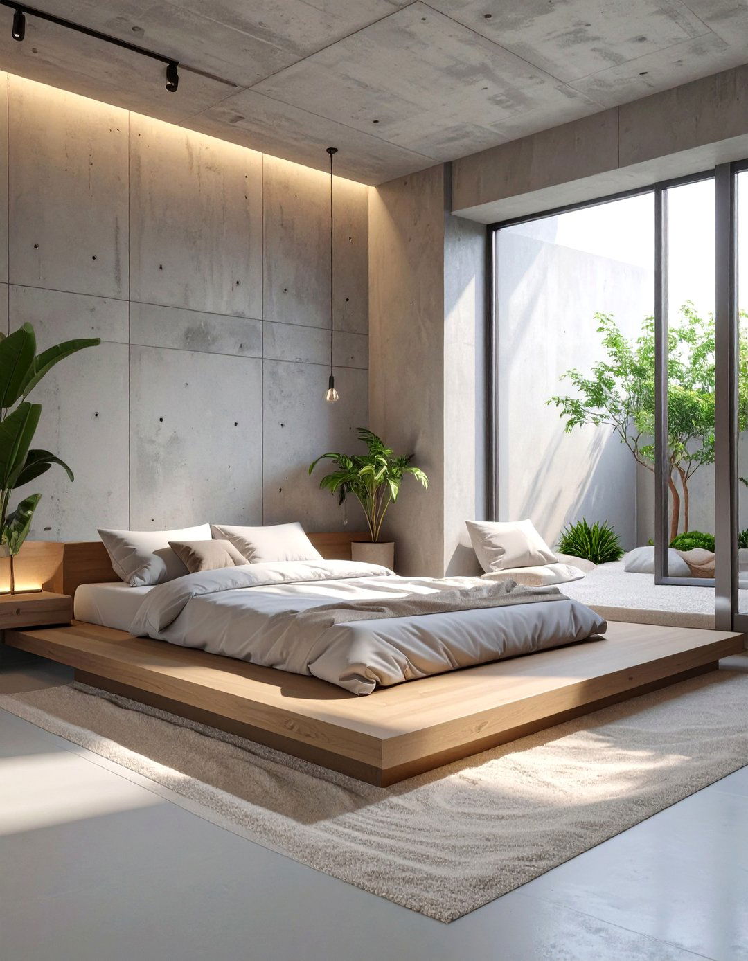 The Zen Industrial Retreat - 30 ai industrial loft design ideas