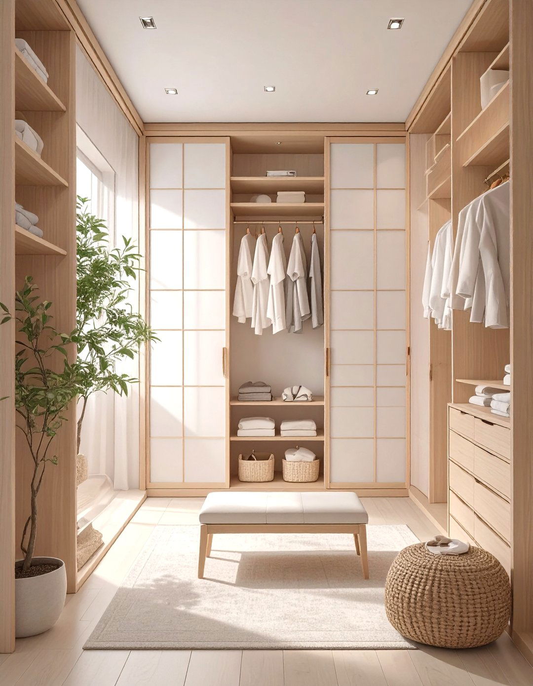 The Zen Inspired Closet - 30 modern closet design ideas