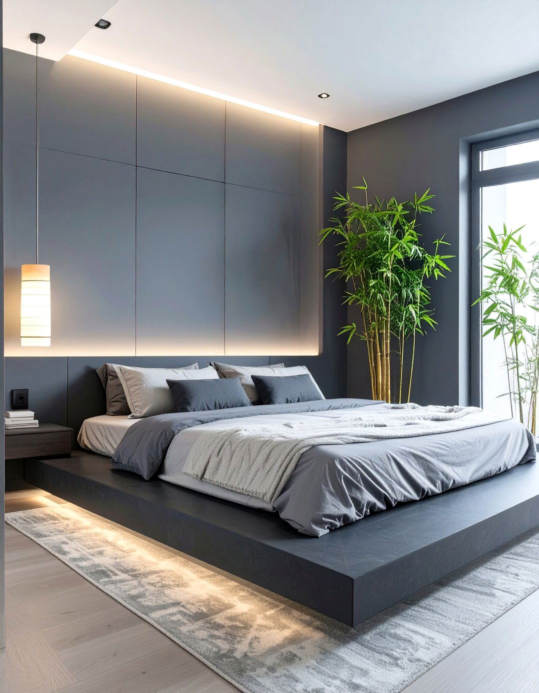 The Zen Inspired Dark Bedroom - 30 dark bedroom ideas