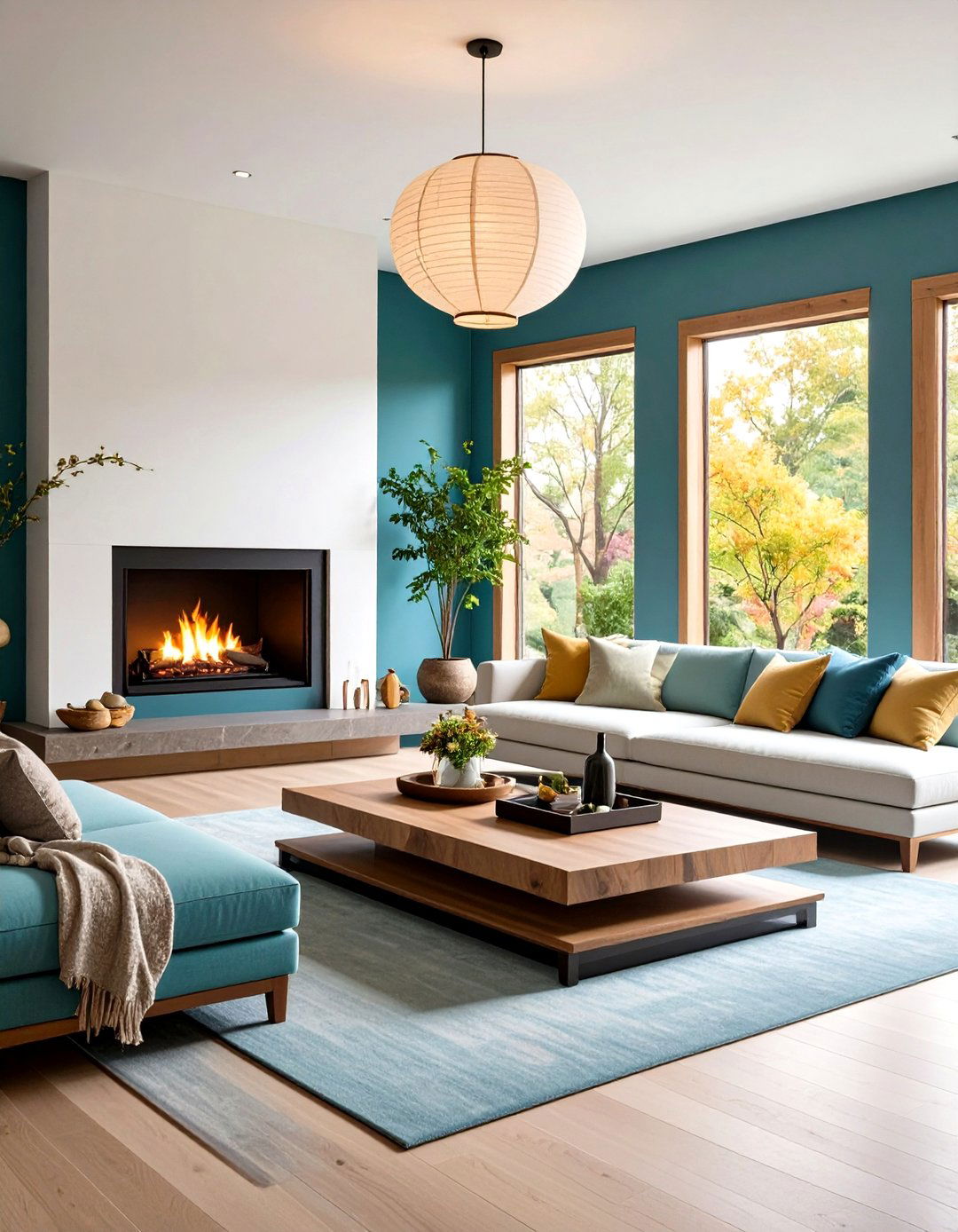 The Zen Inspired Living Room Fireplace - 30 living room with fireplace decor ideas