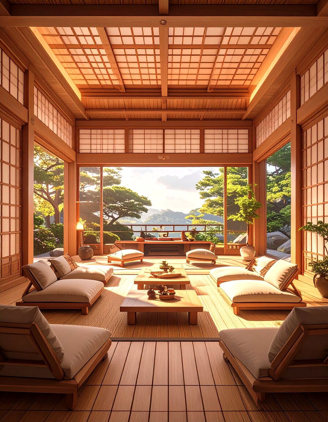 The Zen Japanese Tea House - 30 home theater design ideas