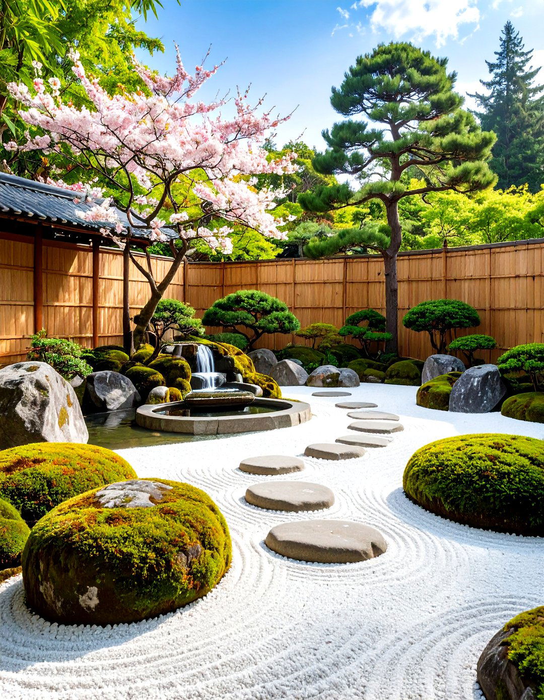 The Zen Meditation Gravel Garden - 30 gravel backyard ideas