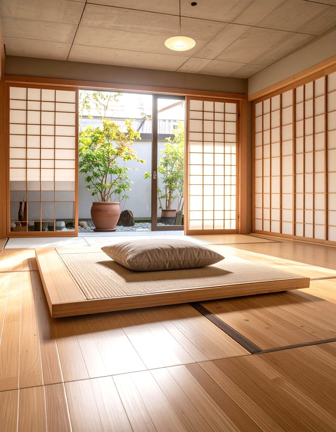 The Zen Meditation Space - 30 garage apartment ideas