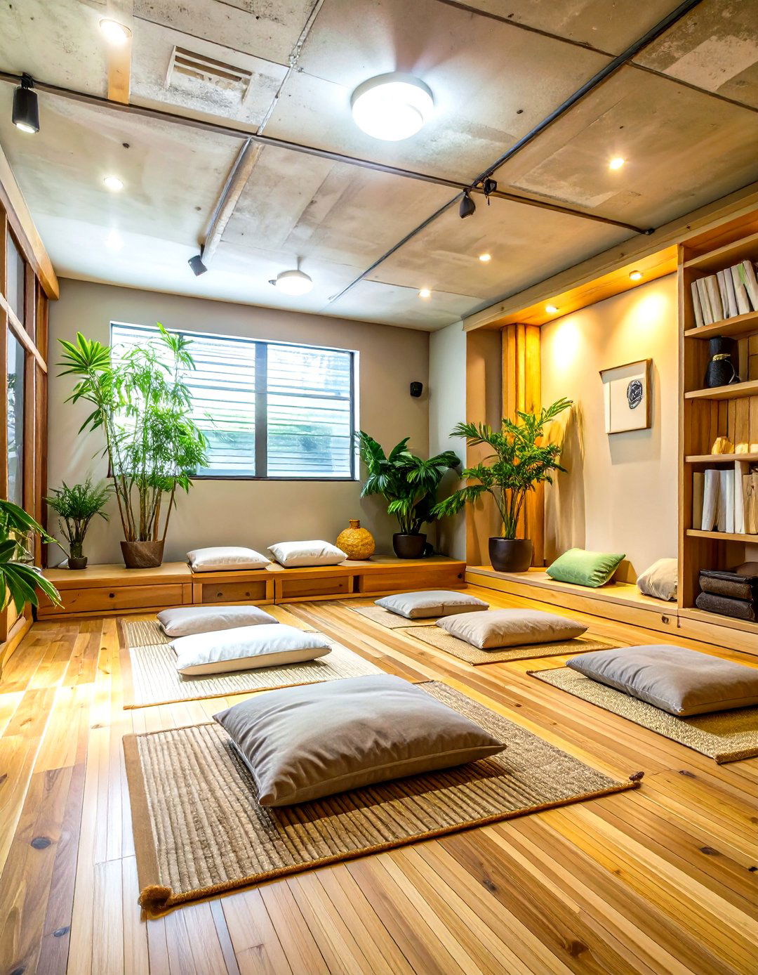 The Zen Meditation and Yoga Studio - 30 basement decor ideas