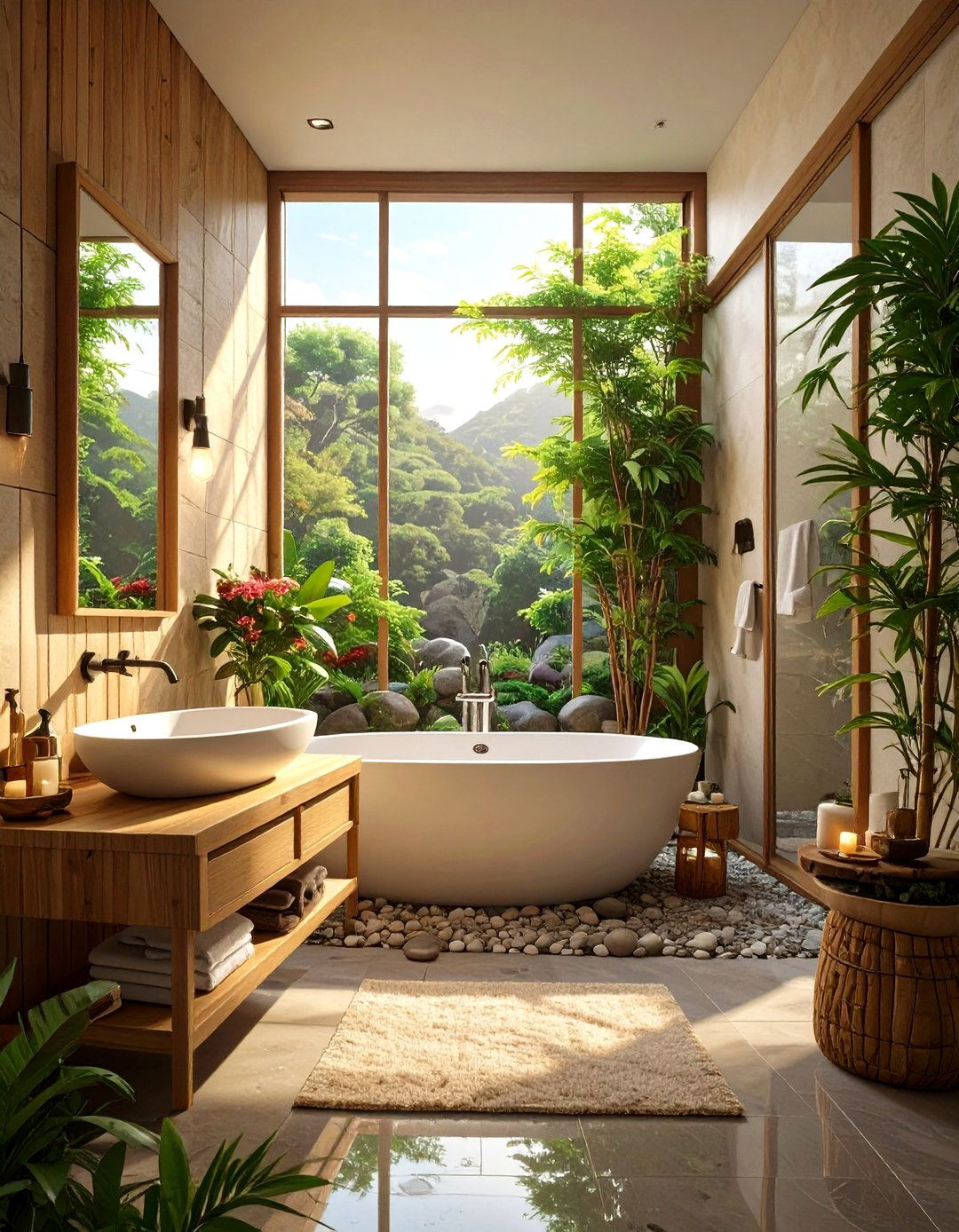 The Zen Minimalist Bathroom - 30 bathroom decorating ideas