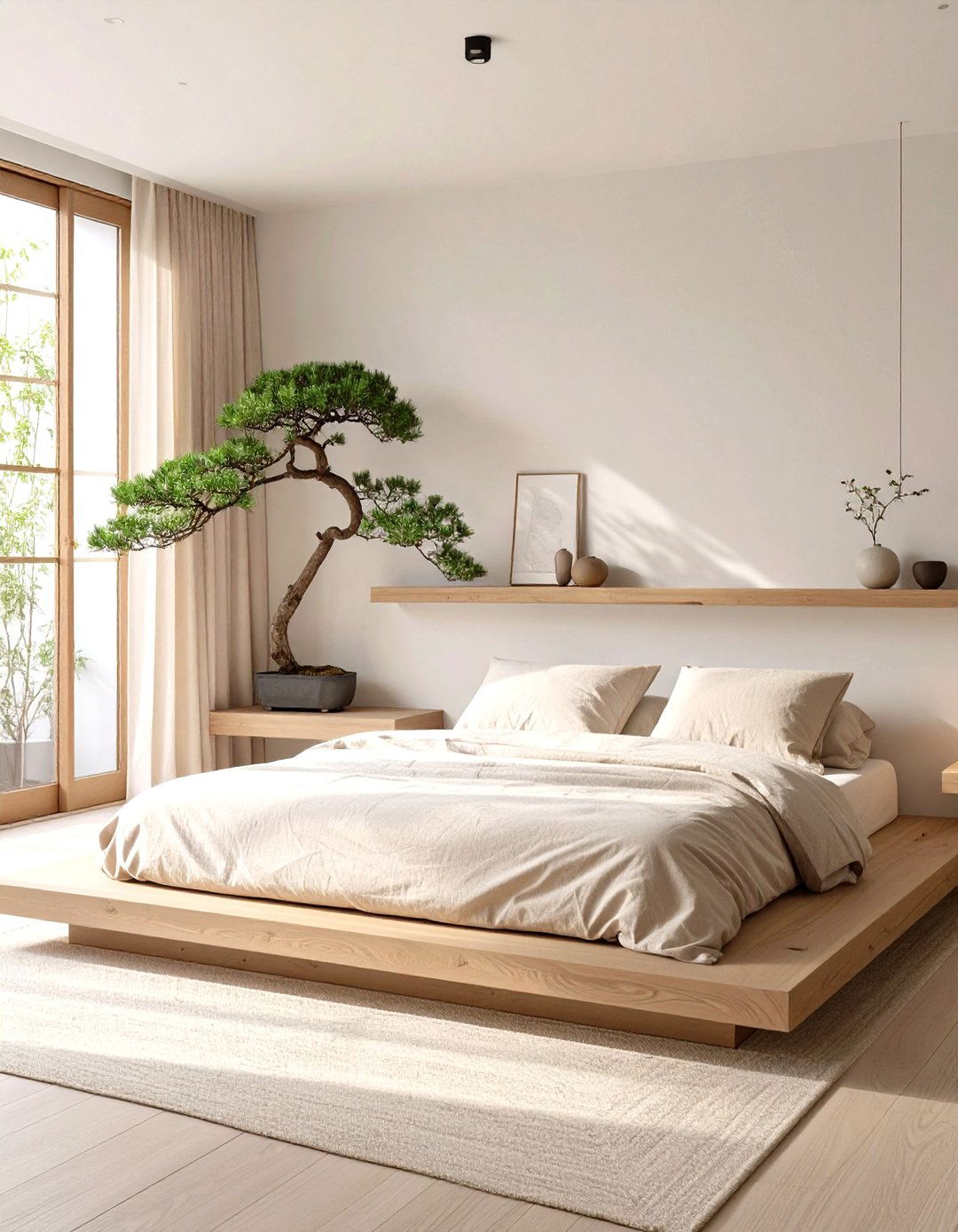 The Zen Minimalist Bedroom - 30 mens bedroom ideas on a budget