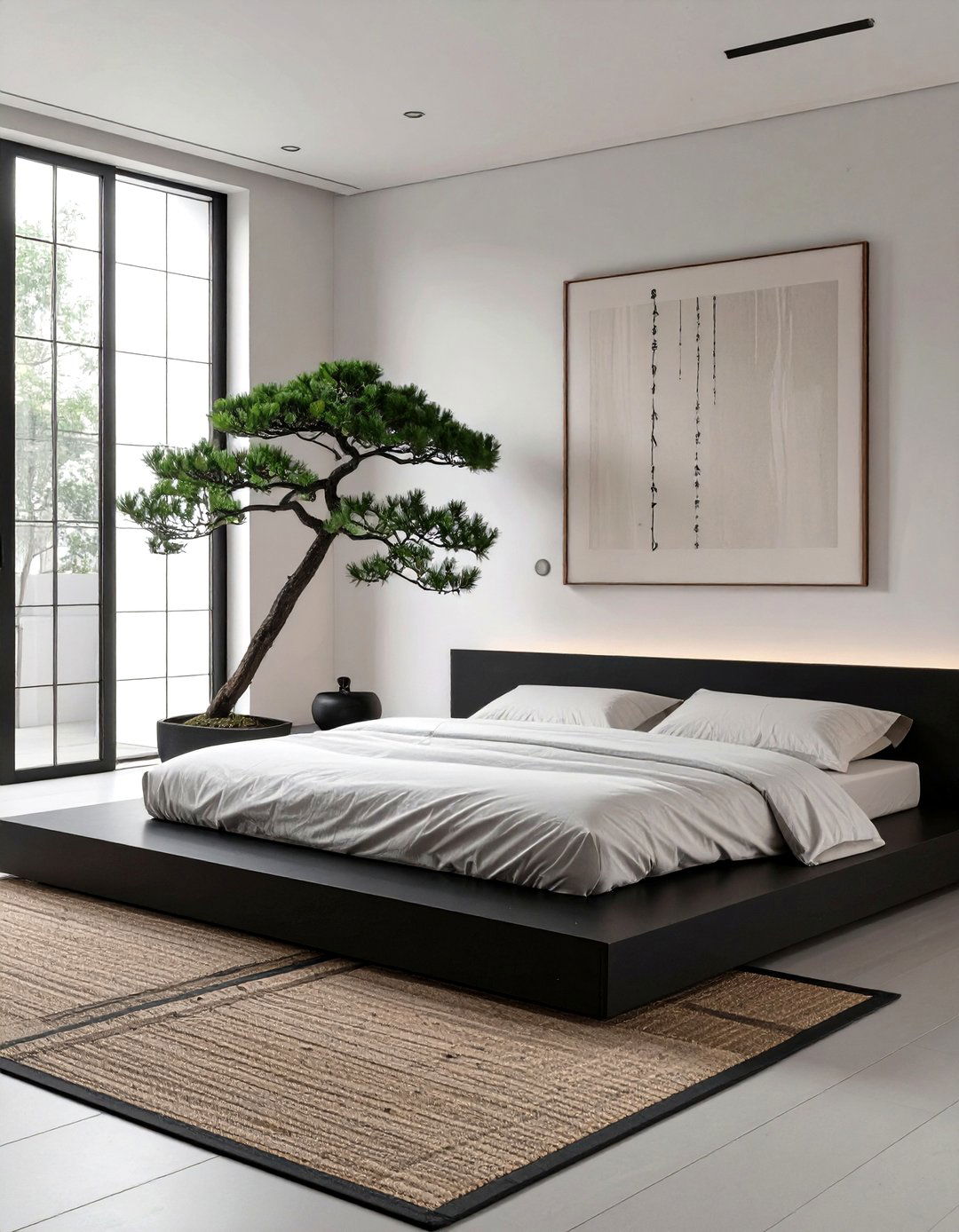 The Zen Minimalist Black Bedroom - 30 neutral and black bedroom ideas