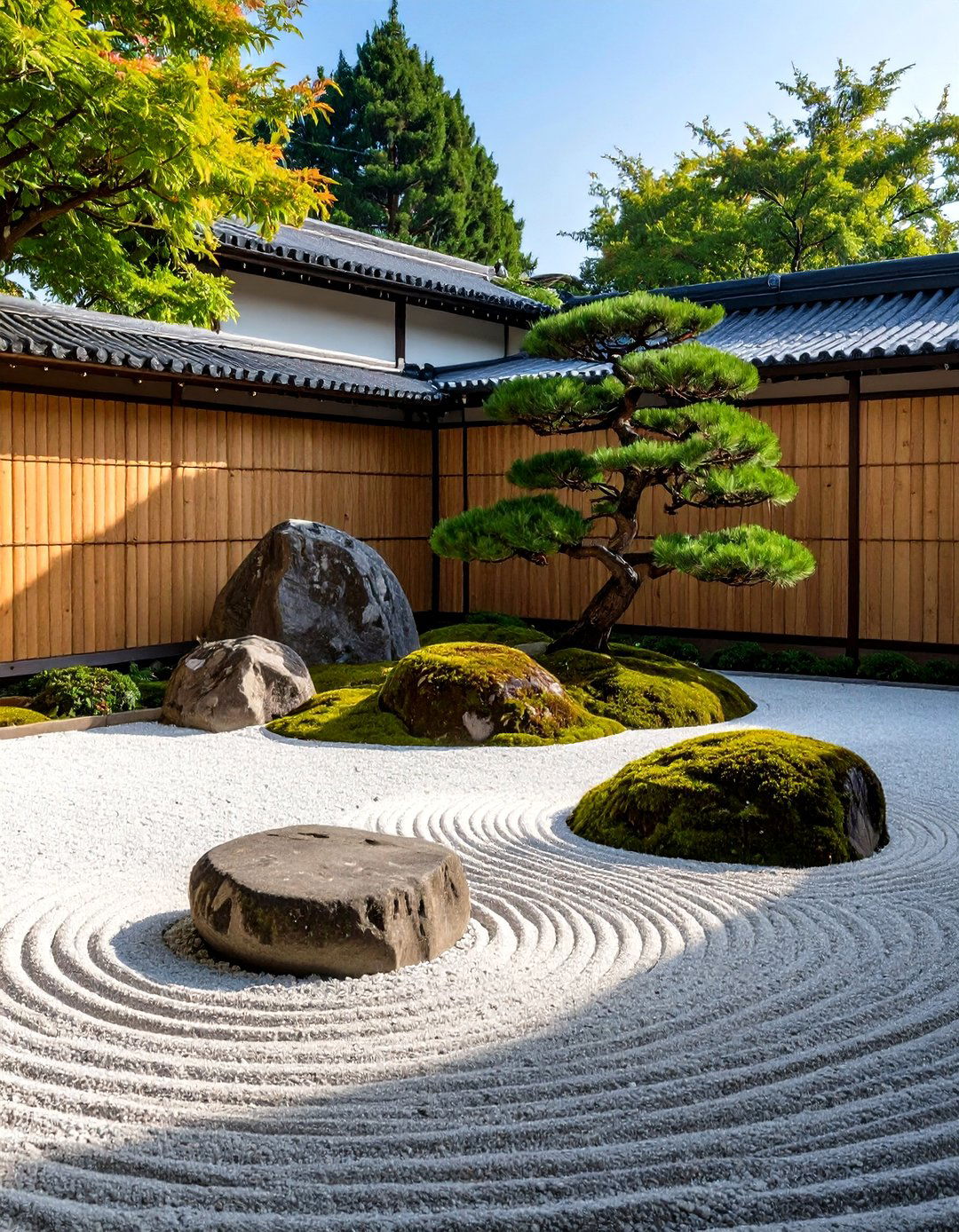 The Zen Rock Garden - 30 front yard xeriscape ideas colorado