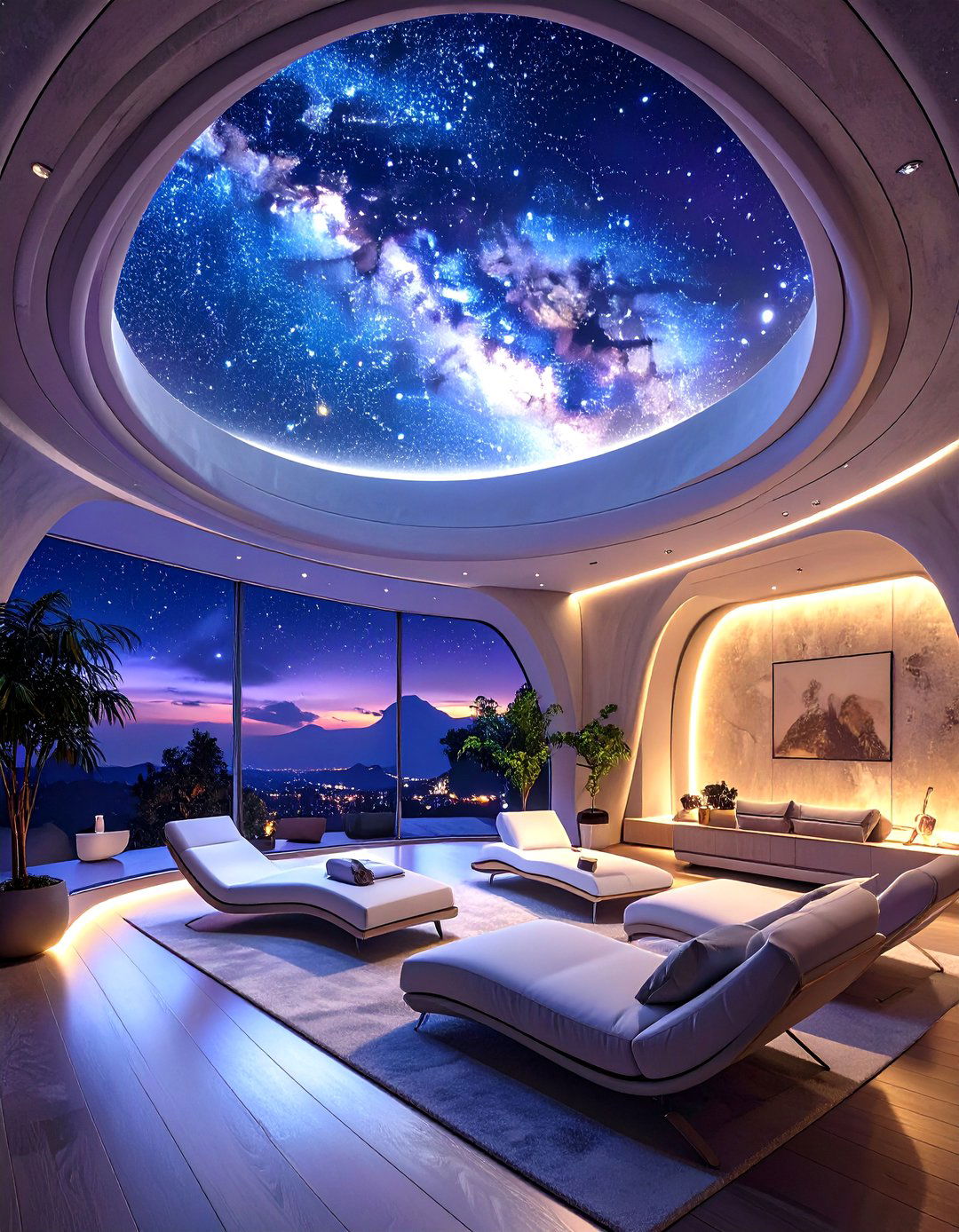 The Zero Gravity Relaxation Living Room - 30 ai living room design ideas