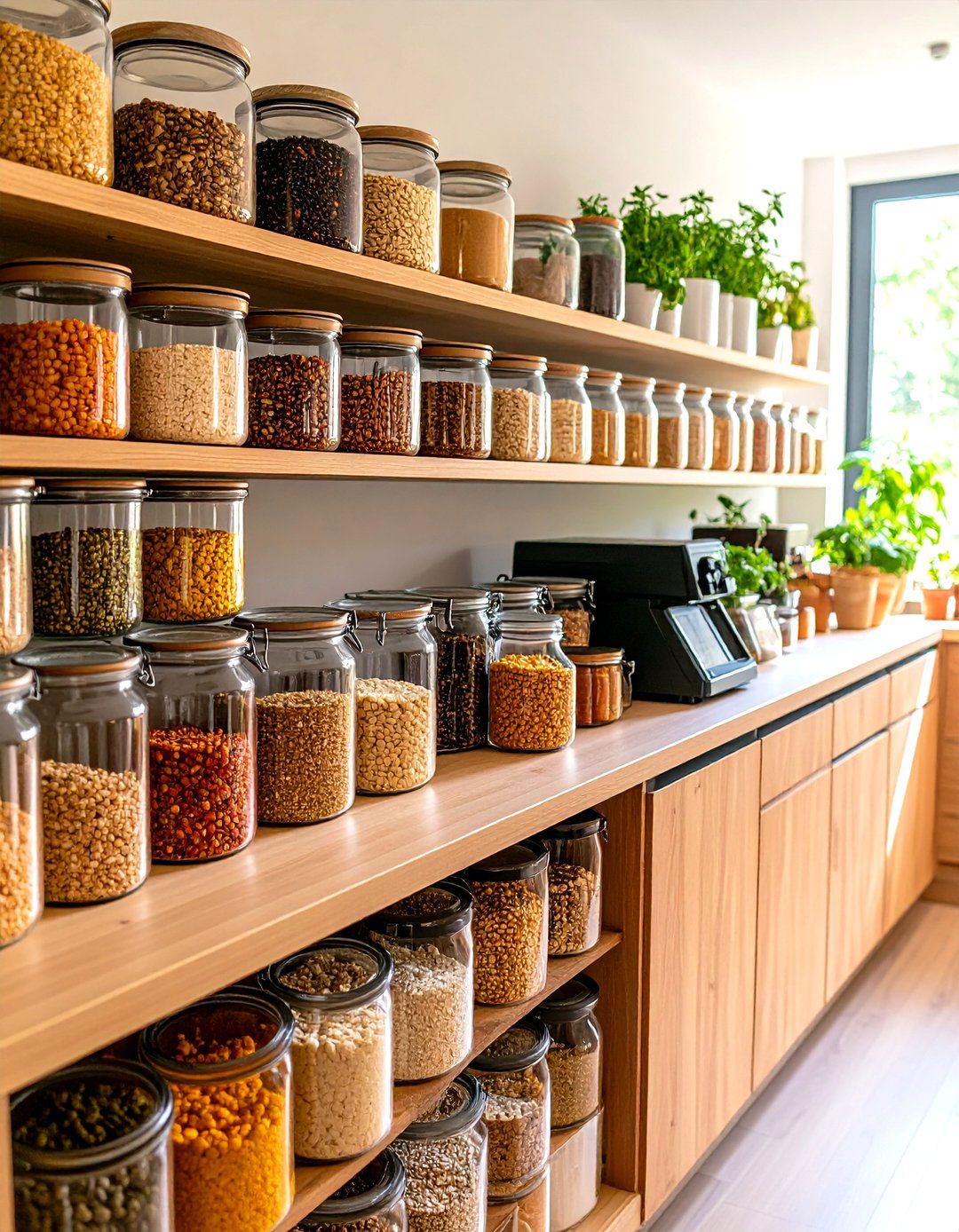 The Zero Waste Bulk Goods Pantry - 30 kitchen pantry organization ideas