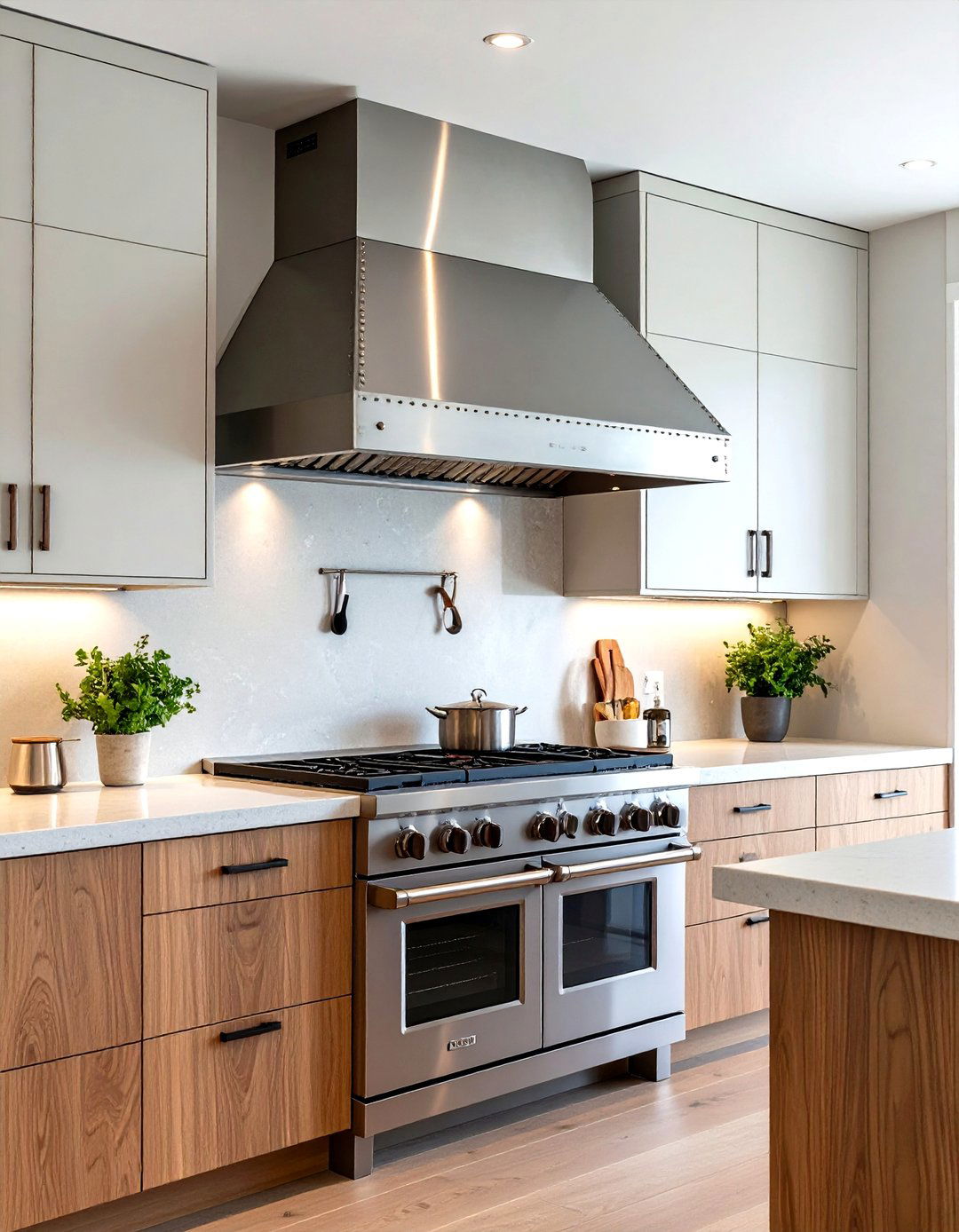 The Zinc Wrapped Kitchen Hood - 30 kitchen range hood ideas