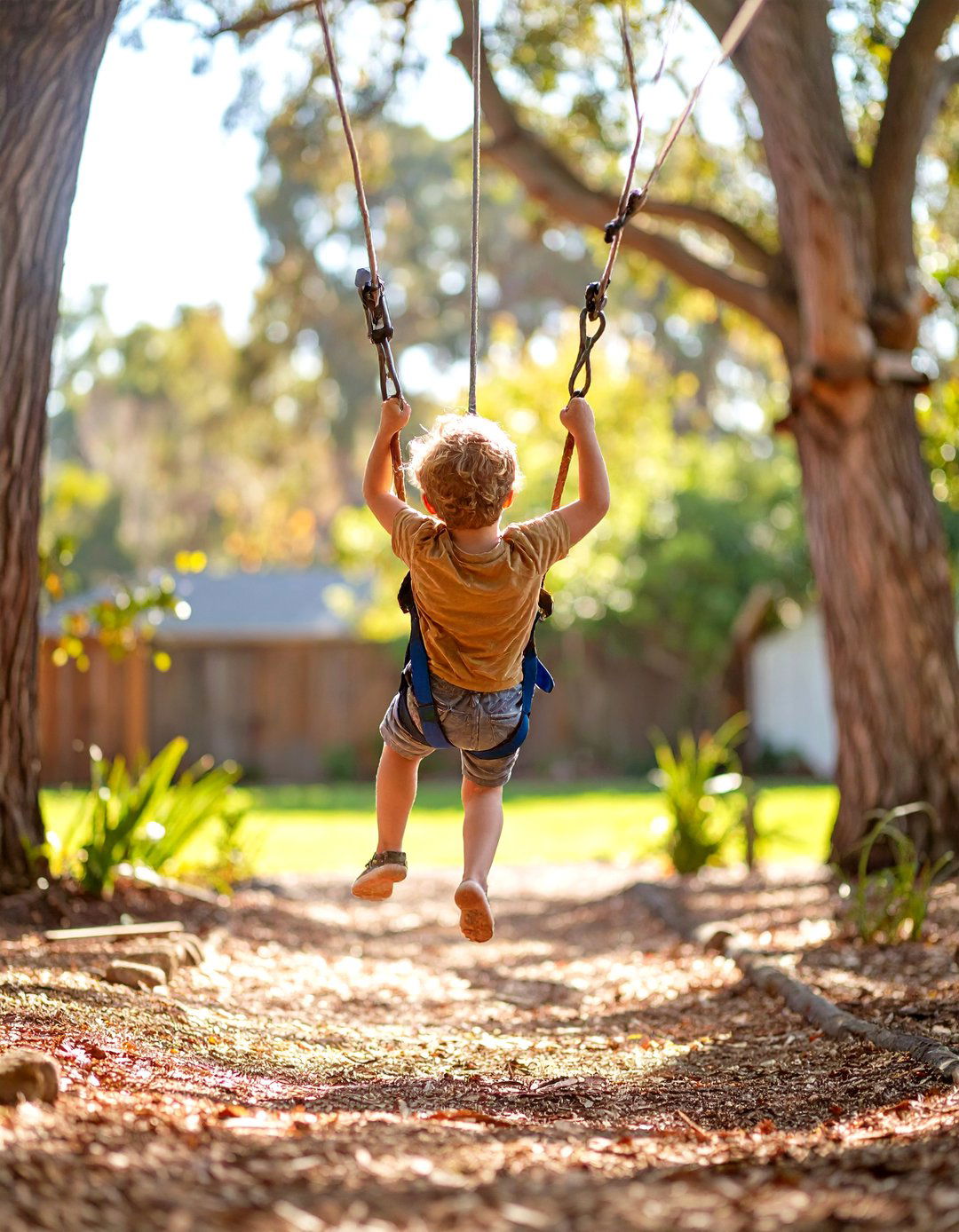 The Zipline Adventure Run - 30 backyard play area ideas
