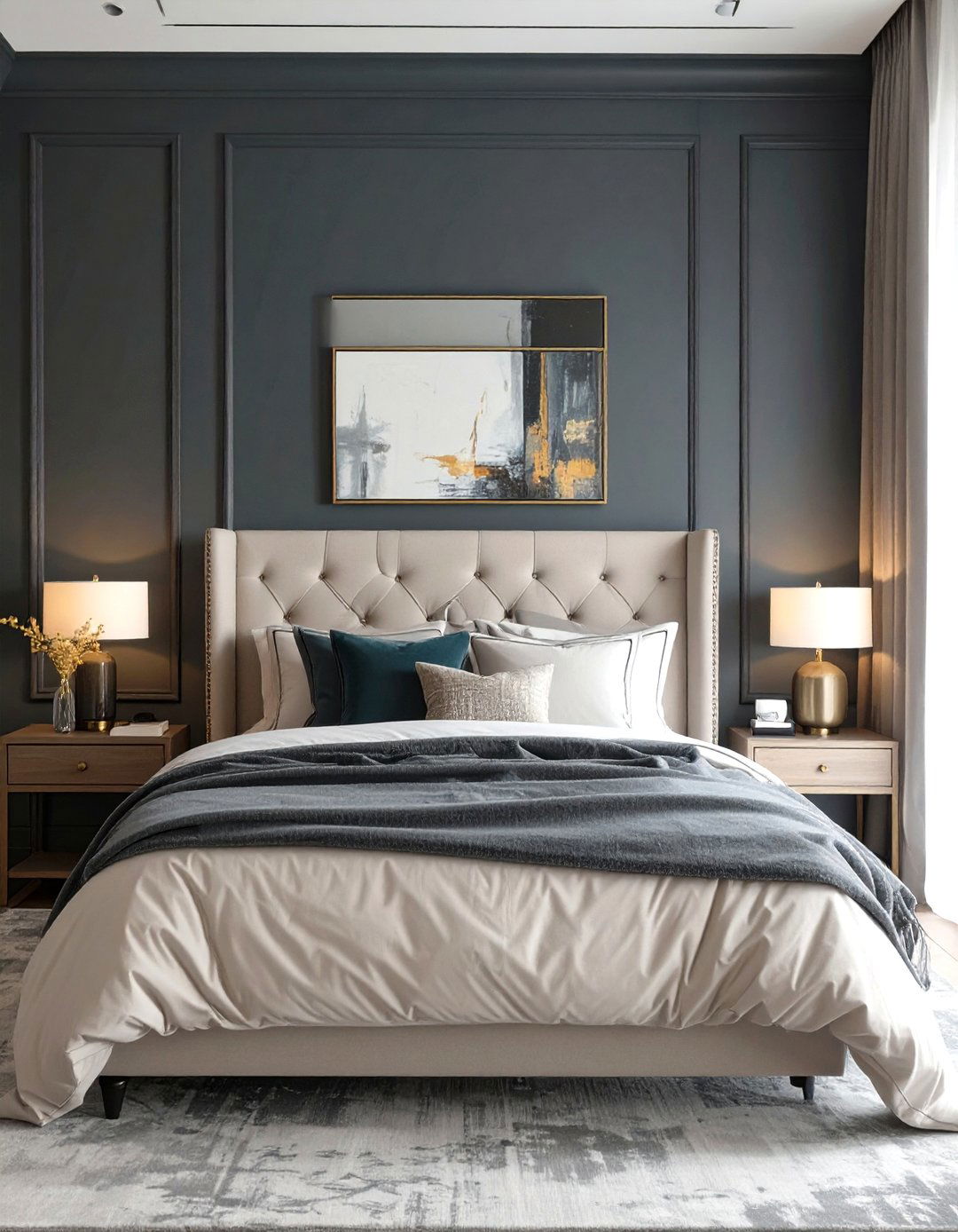 Thehometrotters com Dark and Moody Accent Wall - 30 thehometrotters .com home decor ideas