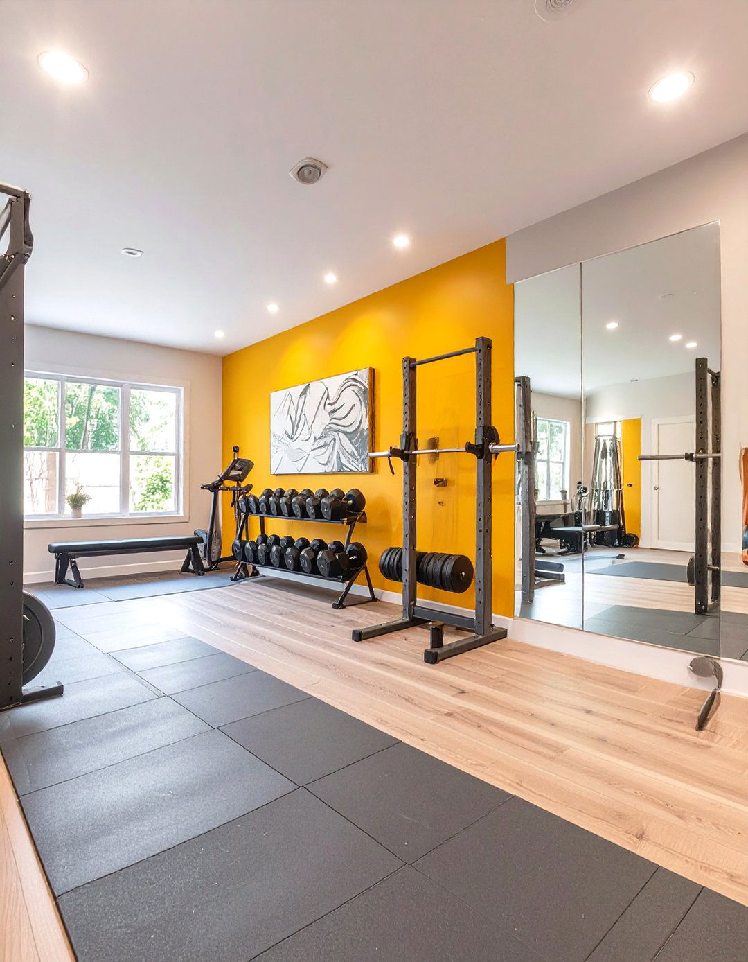 Thehometrotters com Home Gym with Motivating Decor - 30 thehometrotters .com home decor ideas