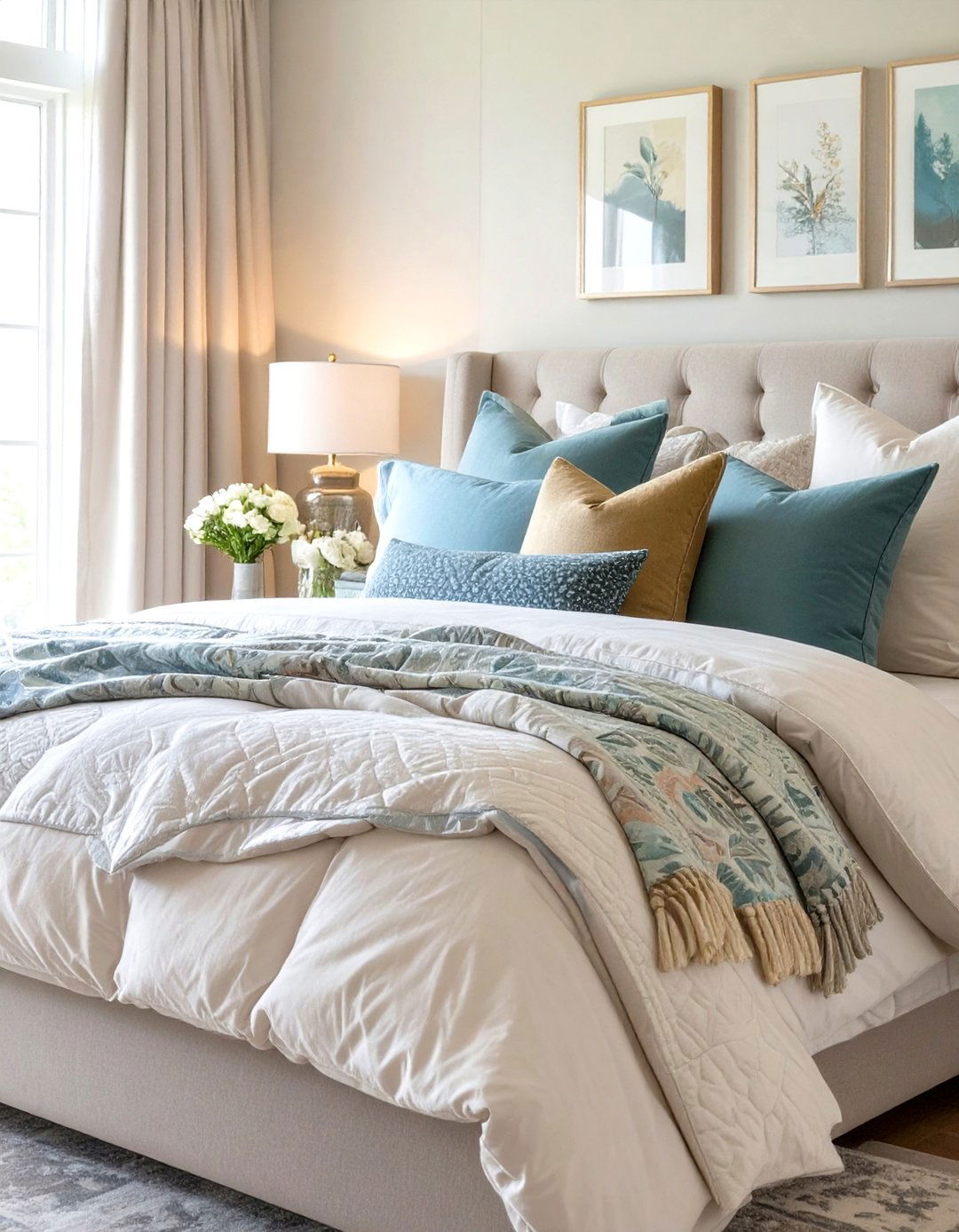 Thehometrotters com Layered Bedding for a Luxurious Bedroom - 30 thehometrotters .com home decor ideas