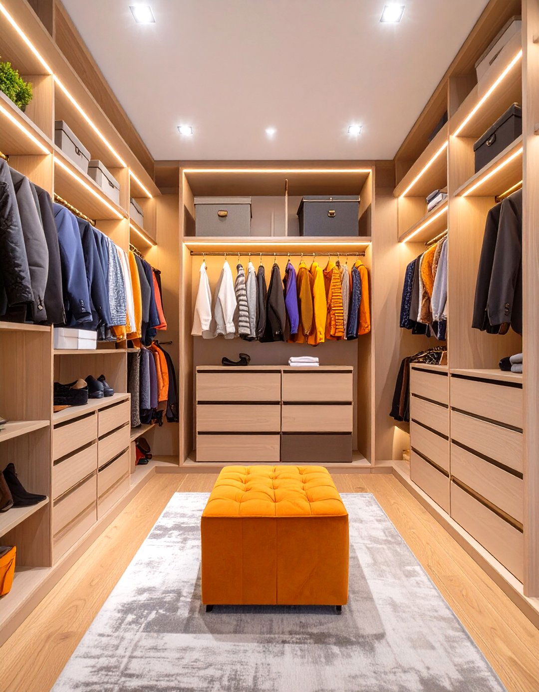 Thehometrotters com Walk In Closet with Smart Organization - 30 thehometrotters .com home decor ideas