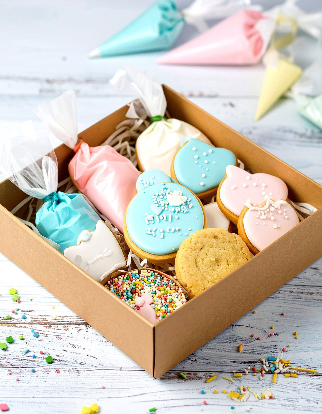 Themed Cookie Decorating Kits - 30 baby shower party favor ideas