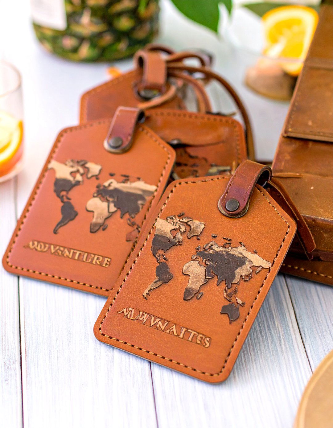 Themed Luggage Tags - 30 baby shower gift ideas for guests