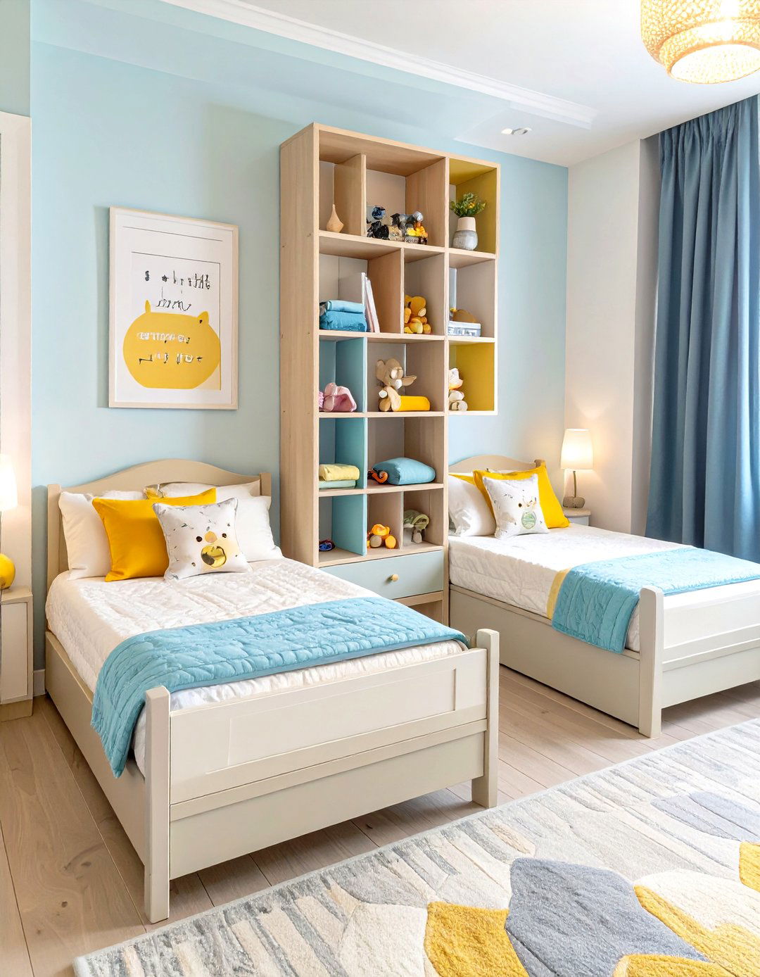 Themed Room Dividers for Twins - 30 twin nursery ideas