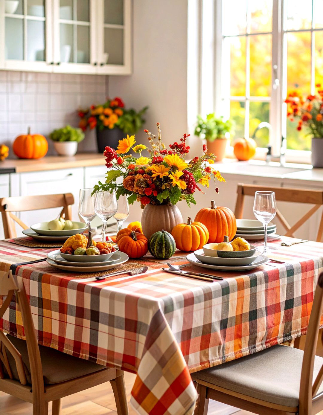 Themed Seasonal Display - 30 kitchen table centerpiece ideas